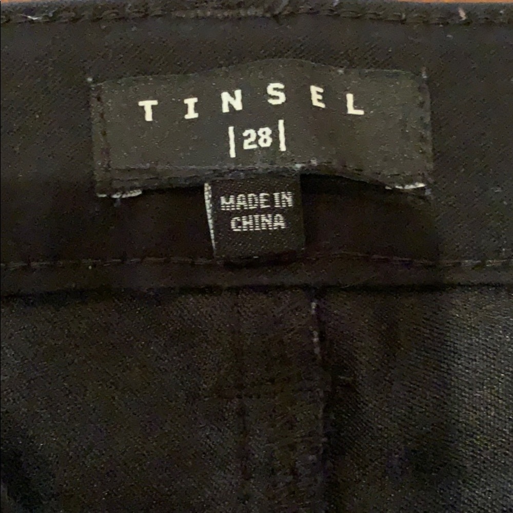 Tinsel Black Pants Size 28